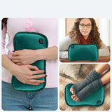 Electric Heating Pad With USB Power Plush Fabric And Adjustable Settings For Back Pain Relief - Image 3