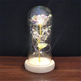 Enchanted Galaxy Rose Glass Dome Lamp With LED Fairy Lights - Image 8