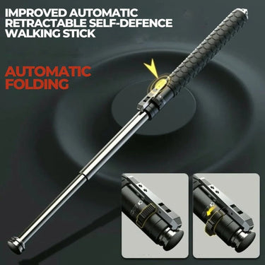 Expandable Baton With Spring-Loaded Telescopic Design And Glass Breaker For Self Defense - Image 6
