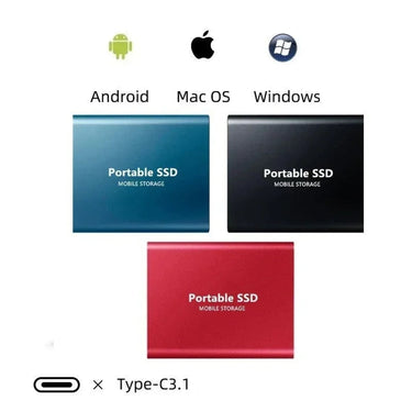 External SSD 128TB Compact And Portable With USB 3.1 And Usb-C - Image 3
