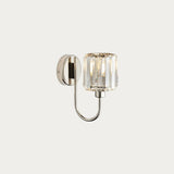 Faceted Glass Single Arm Wall Light - Image 5