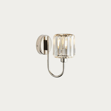 Faceted Glass Single Arm Wall Light - Image 5