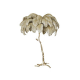 Feather Palm Tree Floor Lamp With Branch-Like Base - Image 6