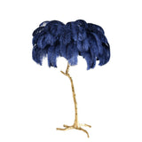 Feather Palm Tree Floor Lamp With Branch-Like Base - Image 7
