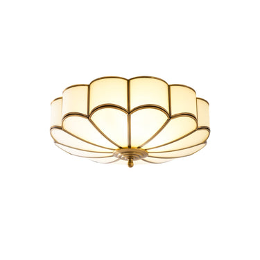 Flower Shape Ceiling Lamp With Glass Shade - Image 1