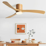 Flush Mount Modern Ceiling Fan Light - Image 1