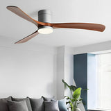 Flush Mount Modern Ceiling Fan Light - Image 3