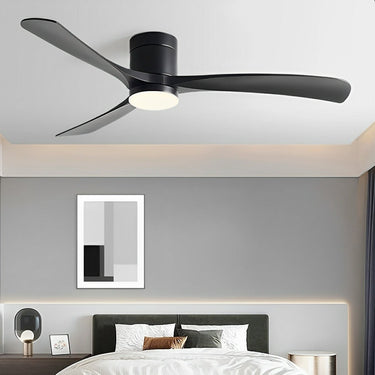 Flush Mount Modern Ceiling Fan Light - Image 4