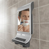Fog-Free Shower Mirror With Bluetooth Speaker And LED Light - Image 1