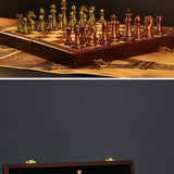 Foldable Portable Chess Set With Alloy Pieces For International Play - Image 7