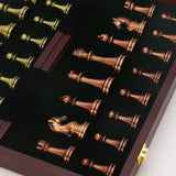Foldable Portable Chess Set With Alloy Pieces For International Play - Image 5