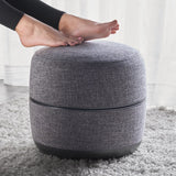 Foot Massaging Ottoman With Shiatsu Rollers Air Compression And Soothing Heat - Image 3