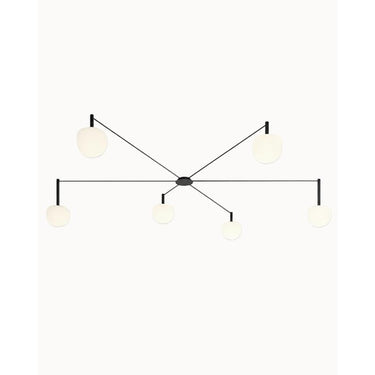 Frosted Glass Multi-Arm Globe Ceiling Light - Image 1
