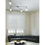 Frosted Glass Multi-Arm Globe Ceiling Light - Image 3