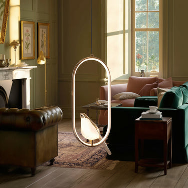 Gold LED Bird Pendant Light - Image 4