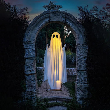 Halloween Ghost Decoration Swinging LED Battery Operated Remote Controlled Outdoor Decor - Image 5