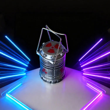 Hazard Lantern With Glowing Core And Cylindrical Design - Image 7