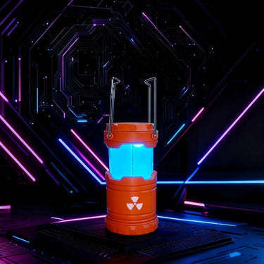 Hazard Lantern With Glowing Core And Cylindrical Design - Image 8