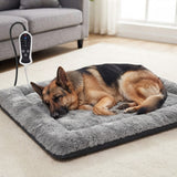 Heated Dog Bed With Removable Washable Heating Pad - Image 1