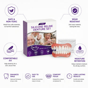 High-Elastic Silicone Denture Reline Kit For A Comfortable Secure Fit - Image 4