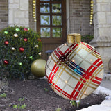 Inflatable Christmas Ornament Ball With Snowflake Pattern - Image 12