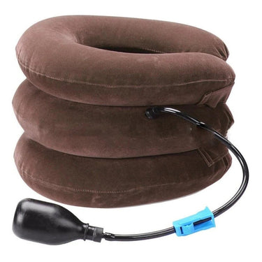 Inflatable Neck Collar With Three-Layer Traction And Hand Pump For Adjustable Support - Image 10