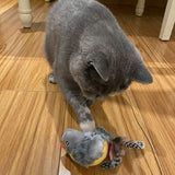 Interactive Cat Toy With Realistic Bird Sounds And Feathers For Indoor Hunting Fun - Image 8