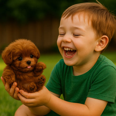 Interactive Robot Puppy Toy That Walks Sits Barks And Wags Its Tail For Kids - Image 2
