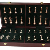 Large-Sized Acrylic Pieces Large Metal Chess Set - Image 6