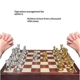 Large-Sized Acrylic Pieces Large Metal Chess Set - Image 8