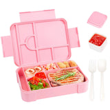 Leak-Proof Bento Lunch Box With 7 Compartments Cutlery And Microwave-Safe Design - Image 4