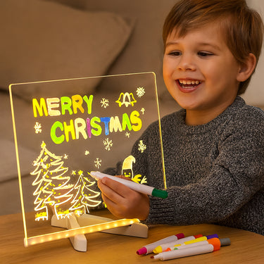 LED Drawing Board For Kids Illuminated Reusable Creative Writing Tablet - Image 1