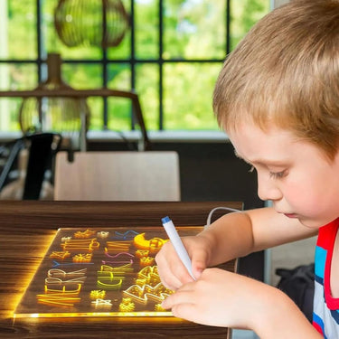LED Drawing Board For Kids Illuminated Reusable Creative Writing Tablet - Image 2