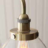 Linear Pendant Light With Clear Glass Shades And Adjustable Height - Image 6