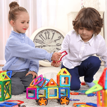 Magnetic Building Blocks Set For Kids Creative Educational Toy With Strong Magnets - Image 2