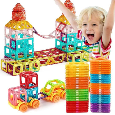 Magnetic Building Blocks Set For Kids Creative Educational Toy With Strong Magnets - Image 5