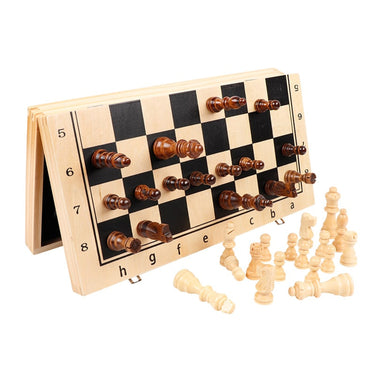 Magnetic Folding Chess Set With Board - Image 4