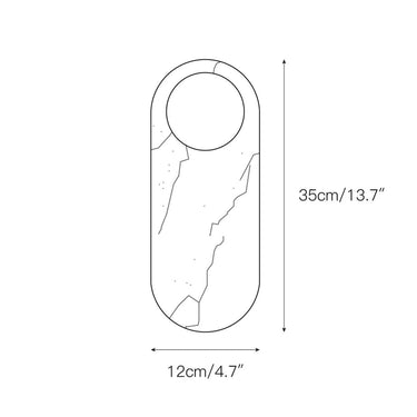 Marble Wall Lamp With Three Light - Image 4