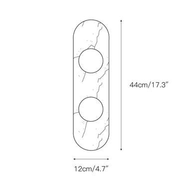 Marble Wall Lamp With Three Light - Image 5