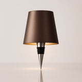 Metal Bottle Table Lamp With Screw-On Base And USB Charging - Image 4