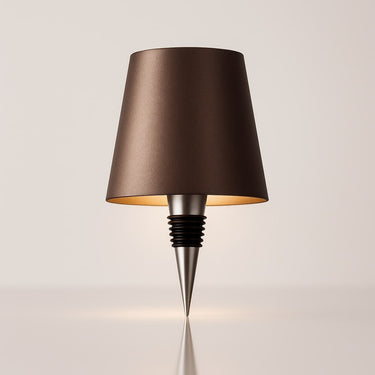 Metal Bottle Table Lamp With Screw-On Base And USB Charging - Image 4