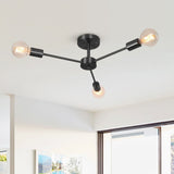 Mid-Century Semi Flush Sputnik Chandelier - Image 7