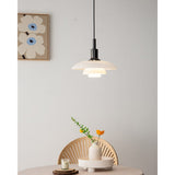 Milk Glass Chain Pendant Lamp With Adjustable Height - Image 8