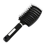 Miracle Hair Detangler Brush With Curved Arched Head And Vented Open Slots For Smooth Frizz-Free Hair - Image 5