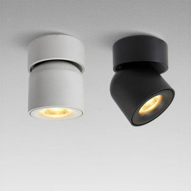 Modern Adjustable Angle Flush Mount Ceiling Spotlight - Image 2