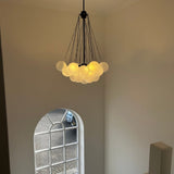 Modern Hanging Bubble Glass Cluster Chandelier With Adjustable Chain - Image 7