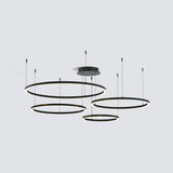 Modern LED Ring Chandelier With Pendant Design - Image 11