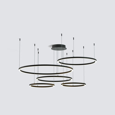 Modern LED Ring Chandelier With Pendant Design - Image 16
