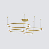 Modern LED Ring Chandelier With Pendant Design - Image 28