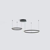Modern LED Ring Chandelier With Pendant Design - Image 4